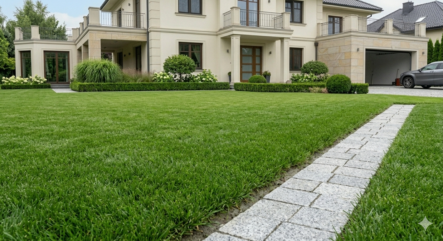 Precyzyjne cięcie krawędziowe przy opasce granitowej